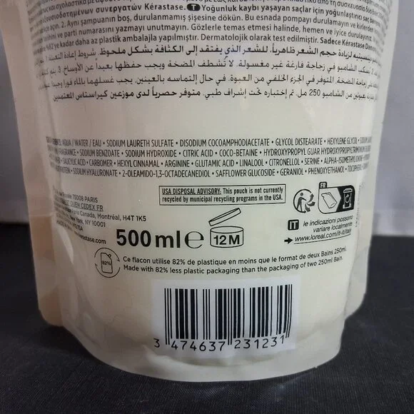 Kérastase Densifique Bain Densite Refill Pouch 16.9floz 500ml - Picture 3 of 3